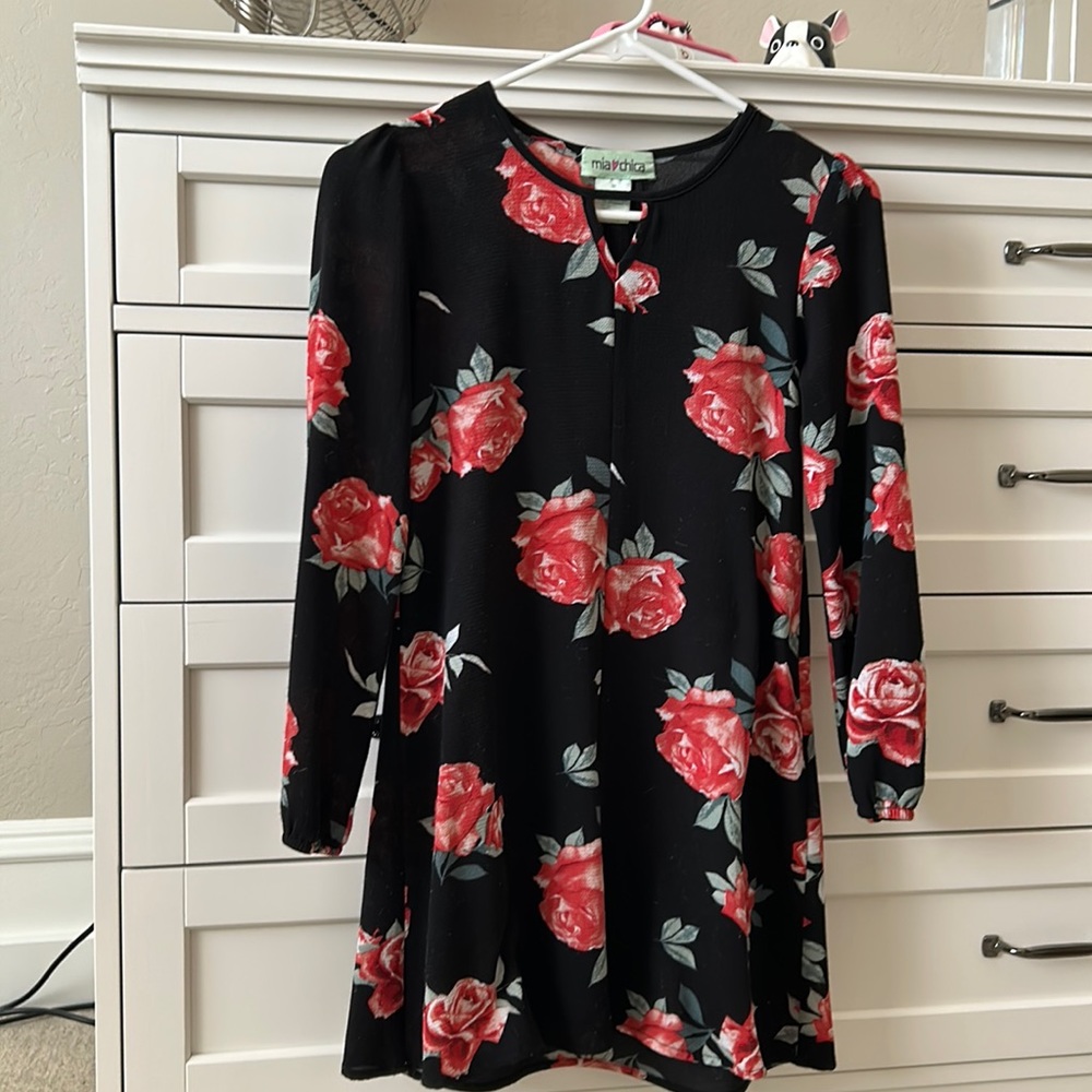 Kids floral formal dress